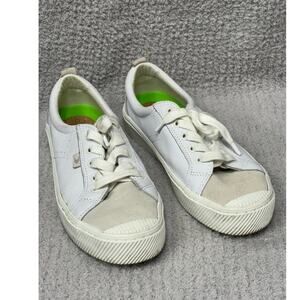 Cariuma Women's White Leather Sneakers Shoes Size 8.5 #66415
